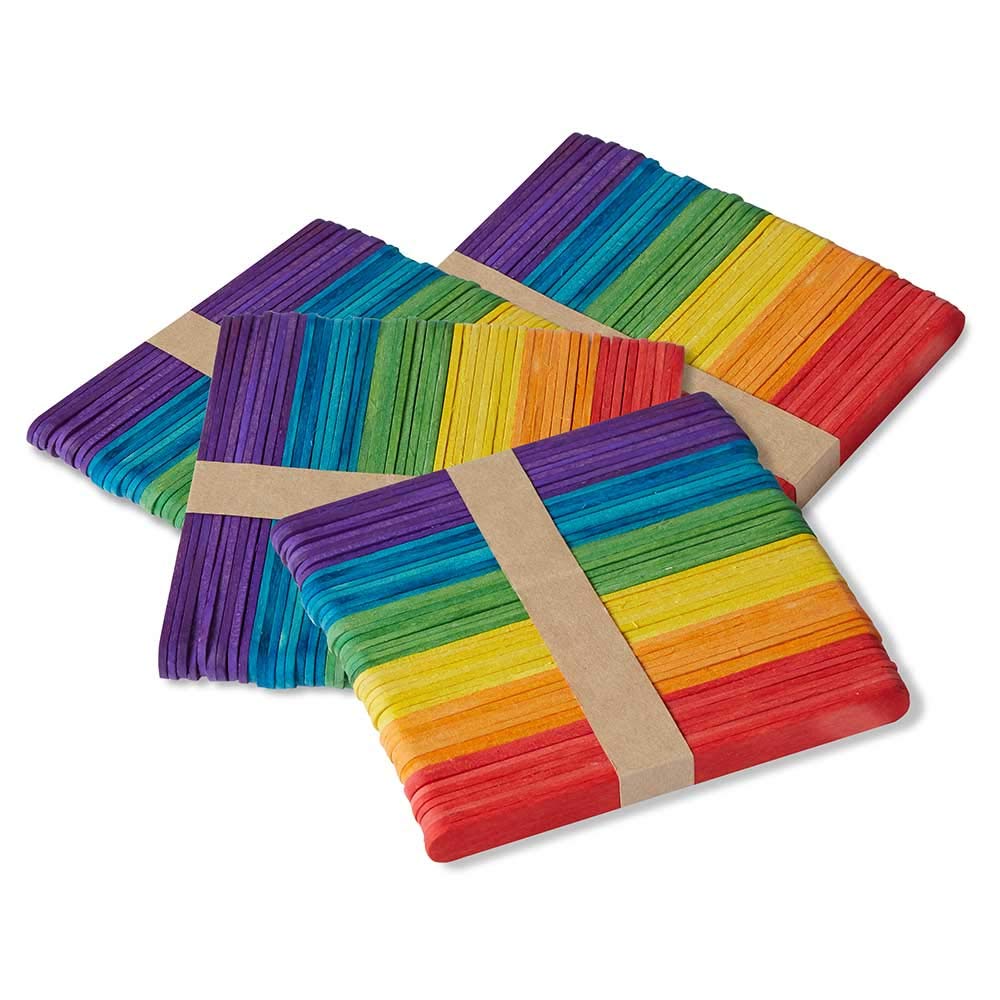 Rainbow Craft Sticks