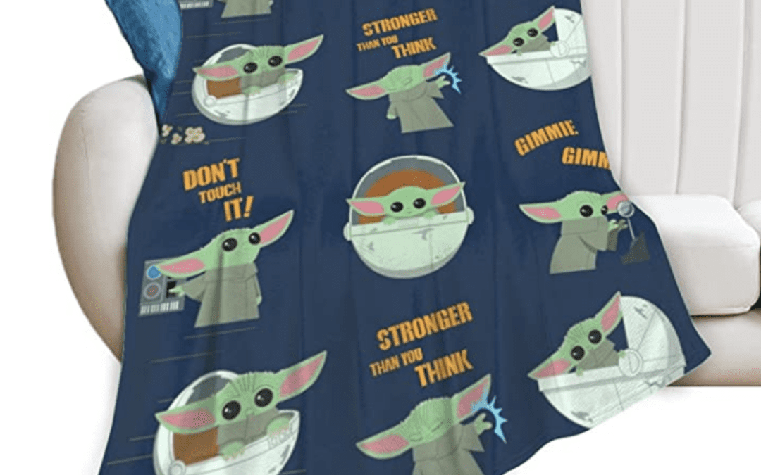 Baby Yoda Star Wars Blanket Just $1.60