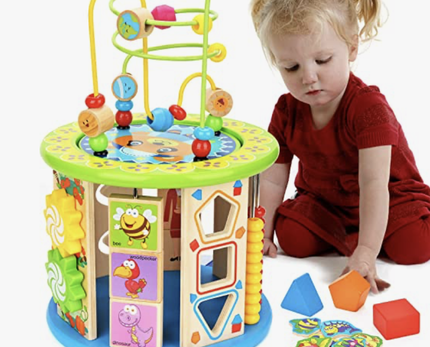 10-in-1 Wooden Activity Center Deal – Additional 30% off – Pay just $17.25