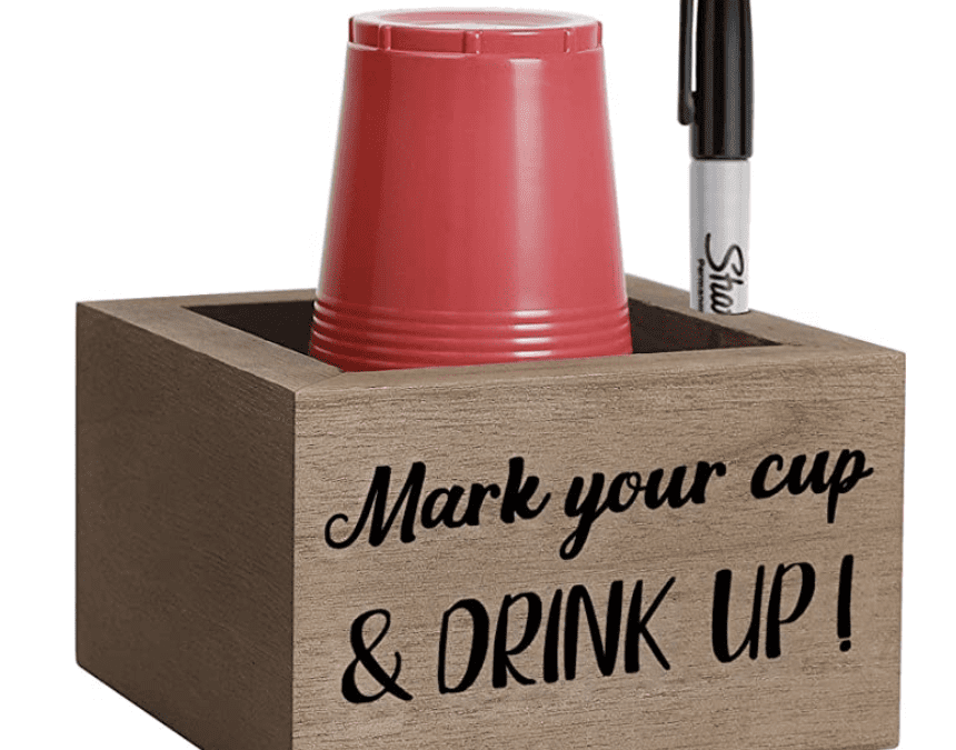 “Mark Your Cup” Solo Cup Holder – 40% off
