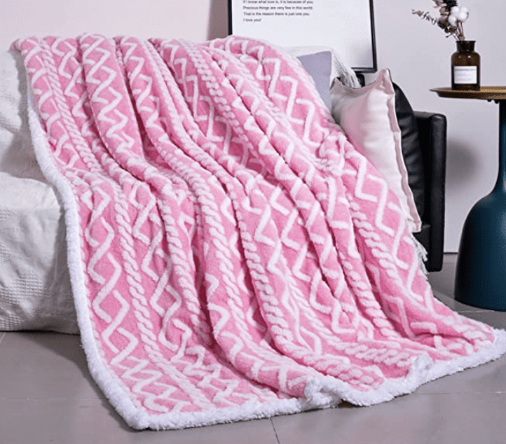 Sherpa Throw Blanket – 60% off – $13.19 shipped!