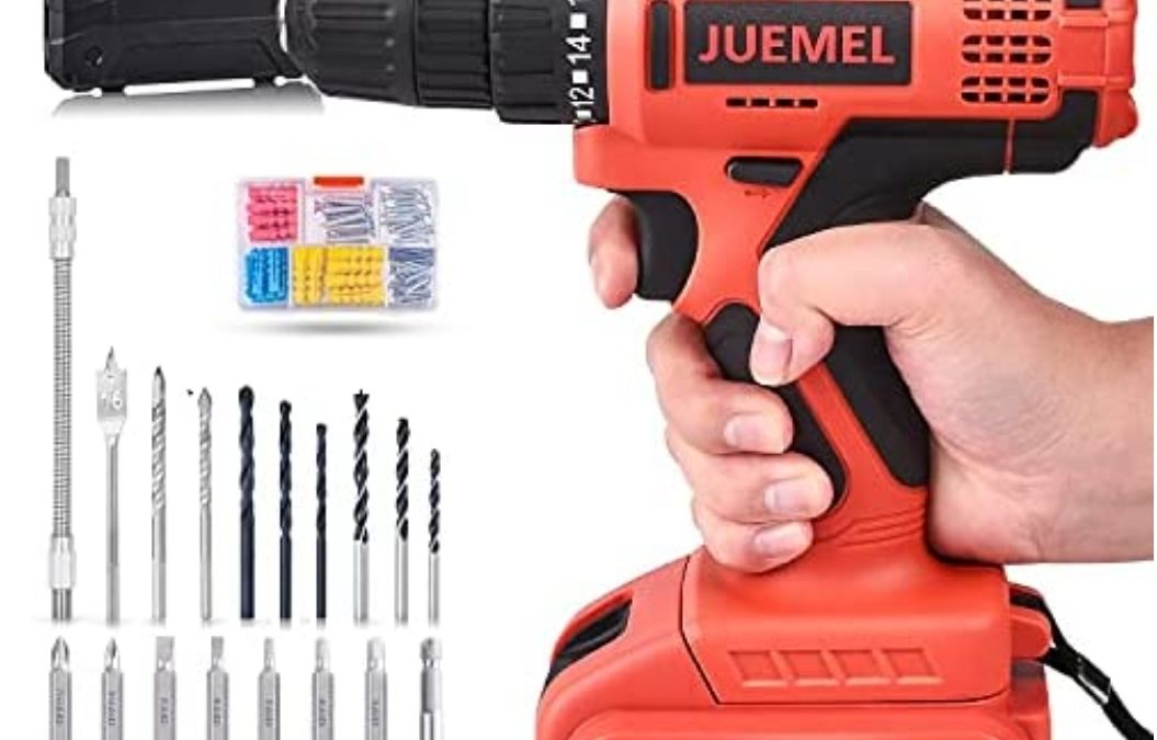 Cordless Drill Set with 100 Piece Accessories – $23.99