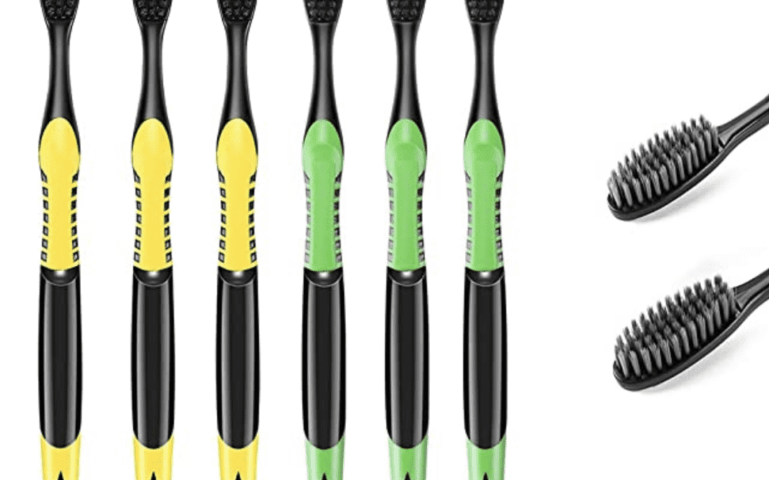 Bamboo Charcoal Toothbrush Deal – Set of 6 for $4.99 – Just $.83 each!