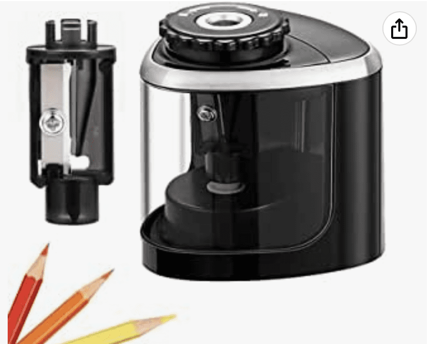 Electric Pencil Sharpener Deal – $6.99 shipped!