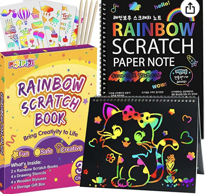 Rainbow Magic Scratch Paper for Kids – Just $6.49 for a 2 Pack!