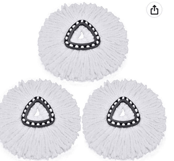 3-Pack Replacement Mop Heads for Spin Mop – $11.99 shipped