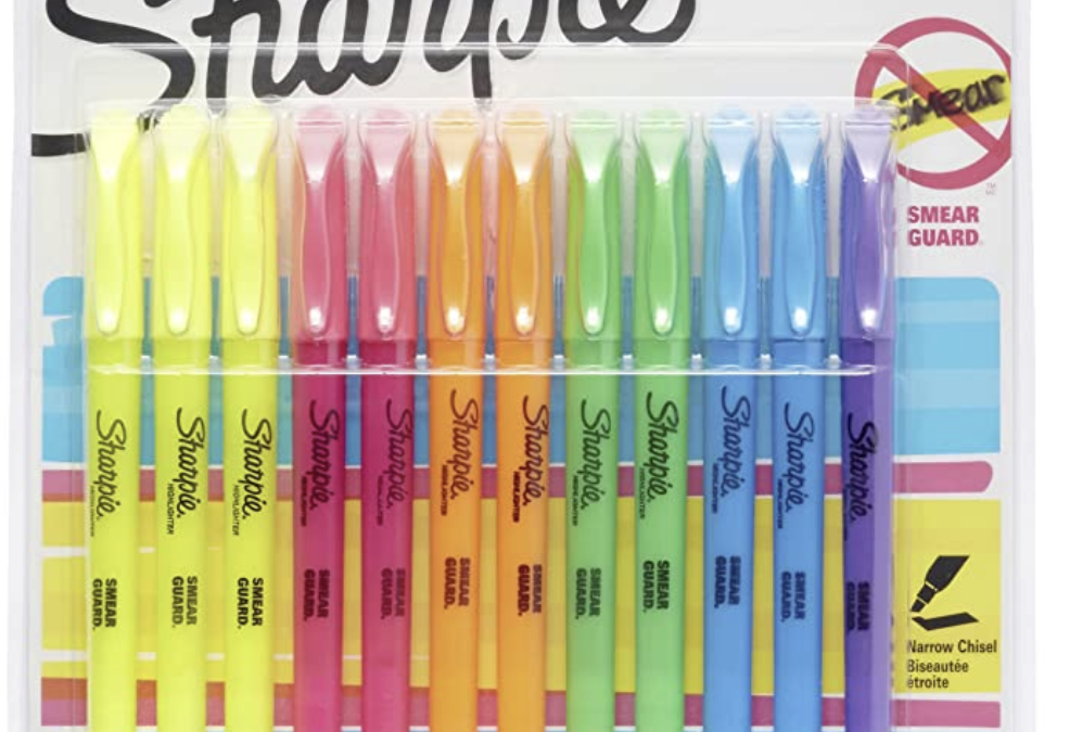 Sharpie Highlighters 24 count – $5.49 shipped!