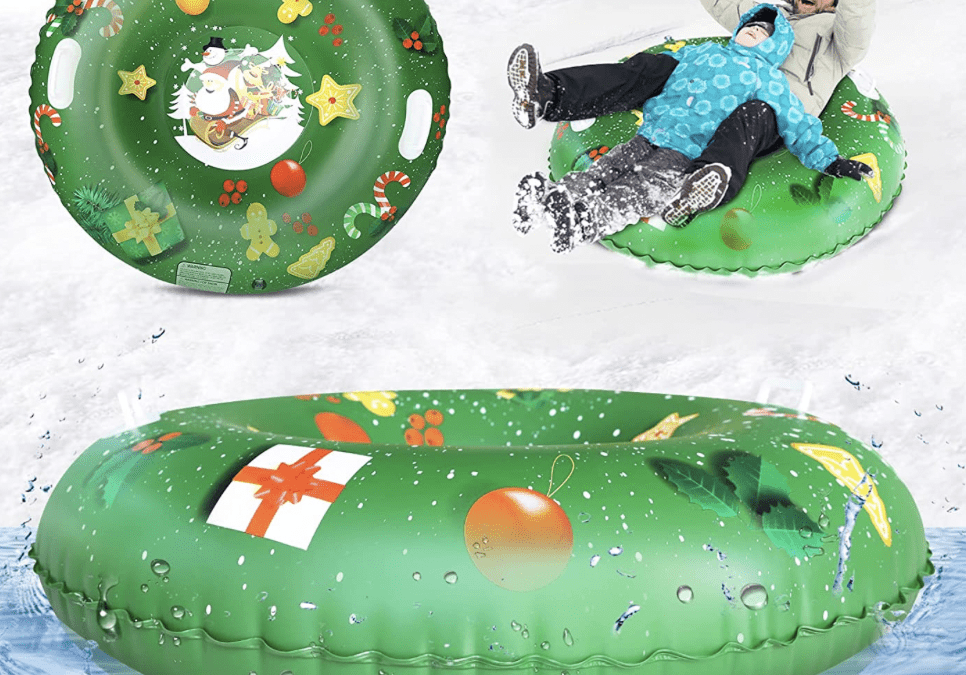 Inflatable Snow Sled for Kids and Adults – $10 shipped!