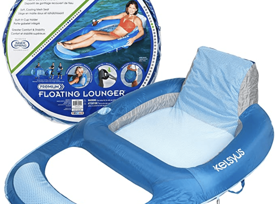 Premium Kelsyus Floating Pool Lounger Chair