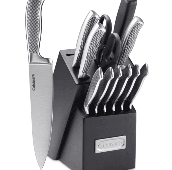 Cuisinart 13-pc. Graphix Collection Stainless Steel Block Knife Set – $78.99 – Save 40%
