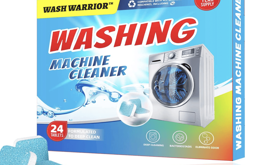Washing Machine Cleaner Tabs – Just $7.47 shipped (This Box will last you about 1 year!)