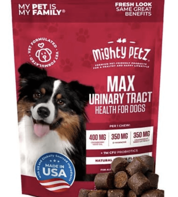 Mighty Petz MAX Cranberry for Dogs UTI Treatment – Just $15.95