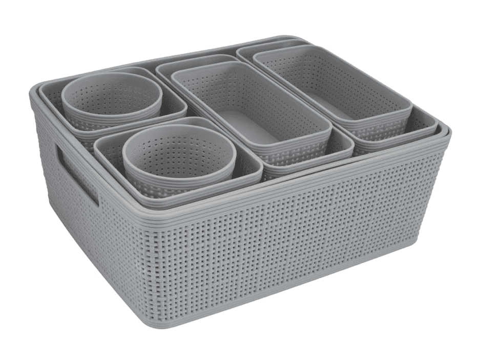 10-Piece Organizing Basket Set – Just $22.39 (reg. $28)