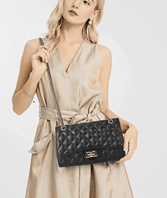 Crossbody Quilted Shoulder Bag – $14.99 shipped!