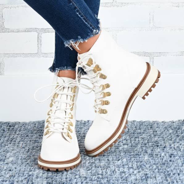 Jane Deal – 70% off Canvas Combat Booties – Just $29.99 + Free Shipping!