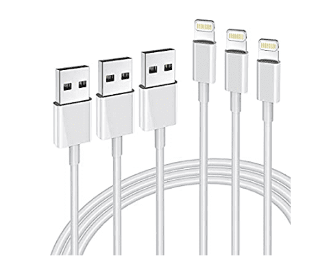 10 foot iPhone Charger Cables Deal – $4.99 for a set of 3