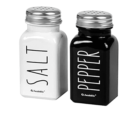 Modern Farmhouse Salt and Pepper Shakers – $4.99 shipped