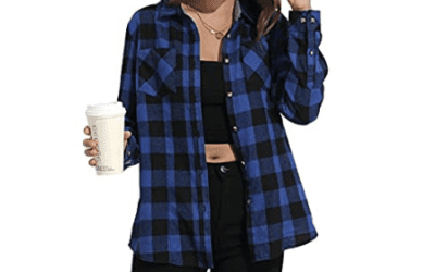 Women’s Plaid Flannel Shirts for just $15.59 shipped!!