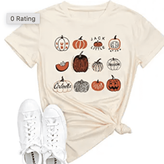 Pumpkin T-Shirt for just $11.39 shipped!
