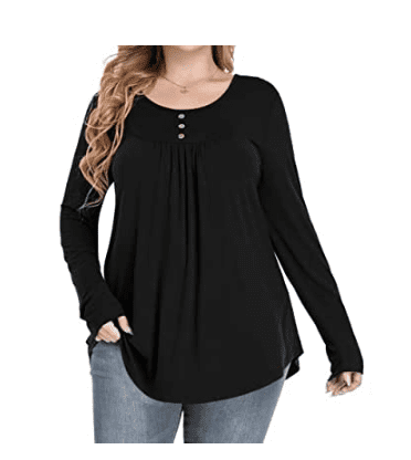 Women’s Plus Size Tunic Tops – As low as $7.19 shipped!