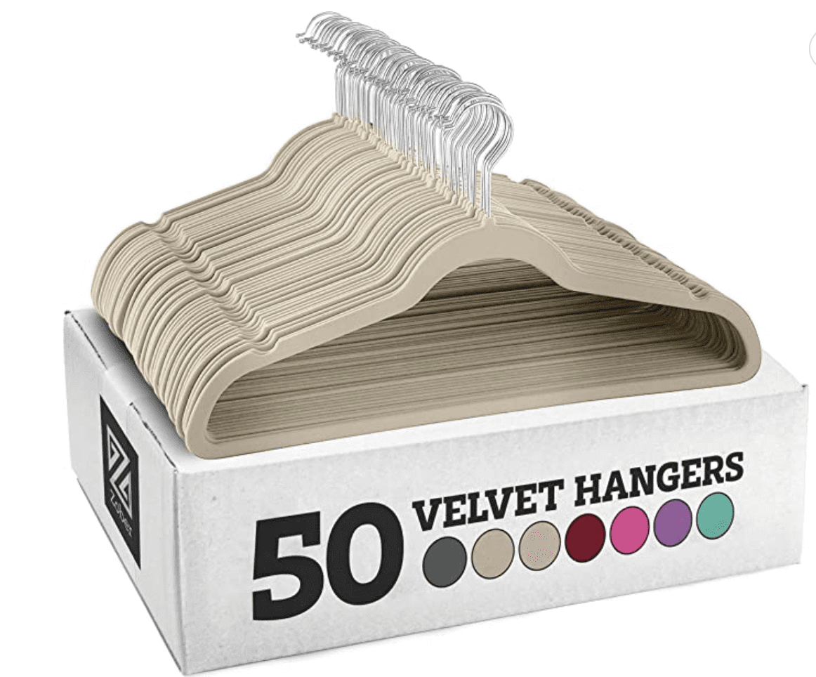 Flocked Hangers - Two 50-packs