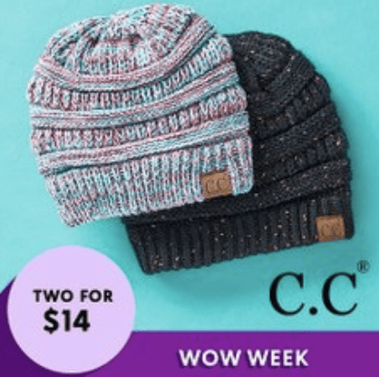 C.C Beanies – 2 For $14.00