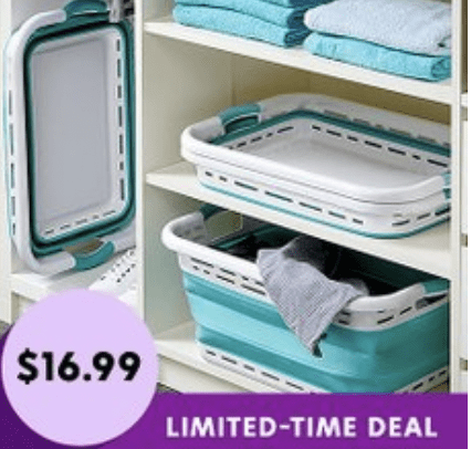Collapsible Laundry Baskets – Just $16.99 each!