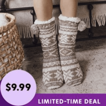 Muk Luks Cabin Socks – Just $9.99 each!