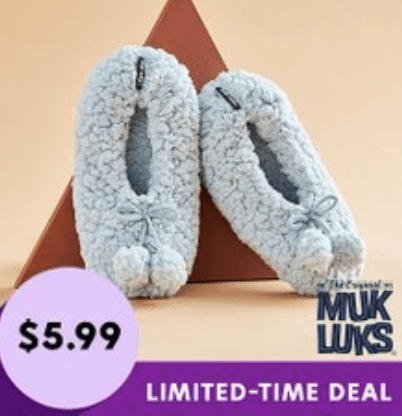 Muk Luks Ballerina Slippers – Just $5.99