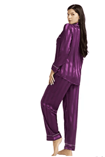 Women’s Silk Satin Pajamas Sets – $17.99 shipped