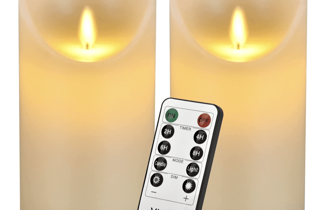 Set of 2 Flameless Candles – Just $8.49 shipped