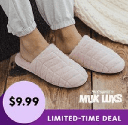 Muk Luks Frenchie Slippers – $9.99 each!