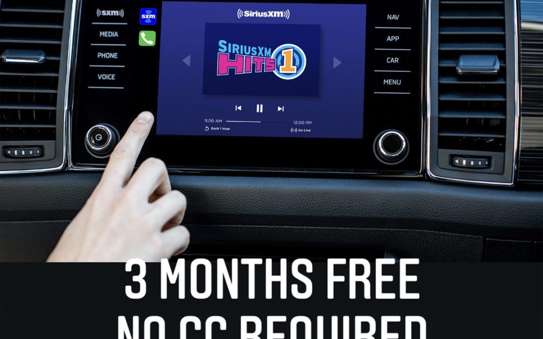 SiriusXM Hot Deal – Get 3 months of in-car satellite radio for FREE – No Credit Card Needed!