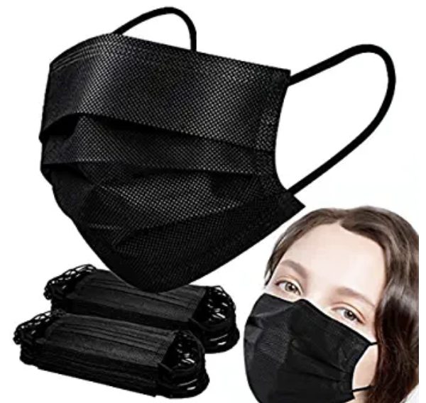 Black Disposable Face Masks Deal – 100 for $5.19
