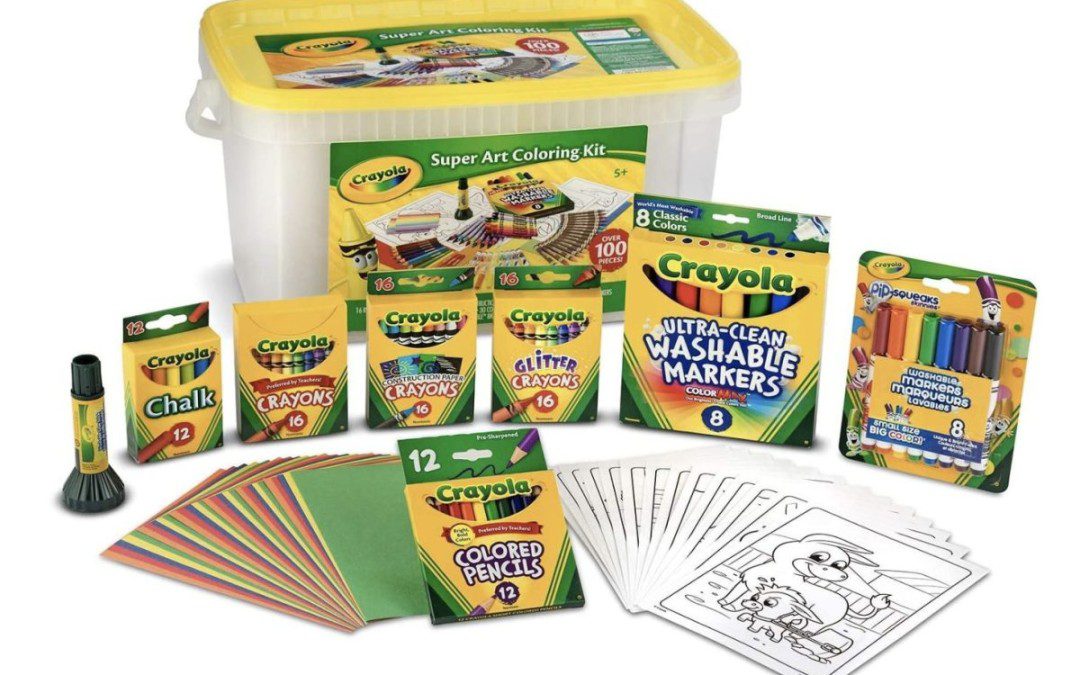 33% off Crayola Super Art Coloring Kit – Just $21