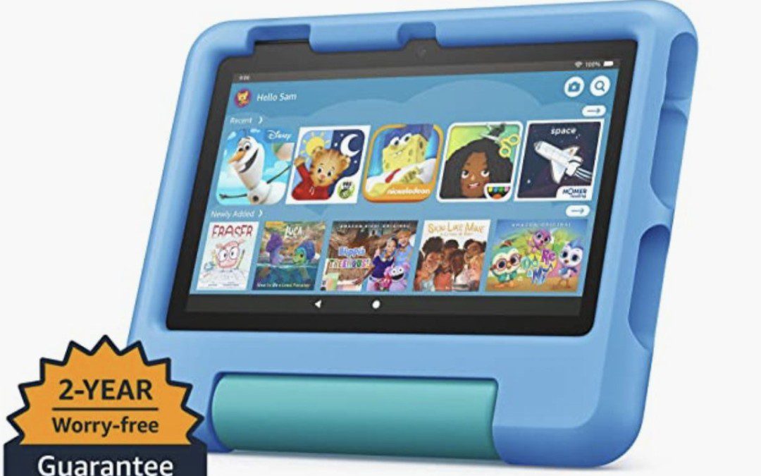 Fire 7 Kids Tablet with 7″ Display + 1 Year Membership to Kids+ Content – Just $54.99 (Reg. $110)