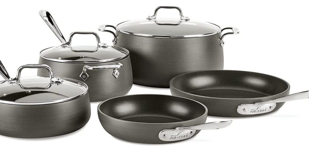 8-piece All-Clad Nonstick Cookware set – Just $251.99! (Save over $120)