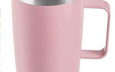 20 oz Stainless Steel Insulated Coffee Mug with Handle – As Low as $13.48 shipped