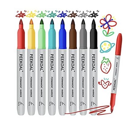 8 Pack of Assorted Permanent Markers for just $2.80 shipped!!