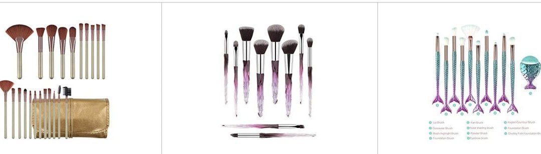 80% off Make Up Brushes