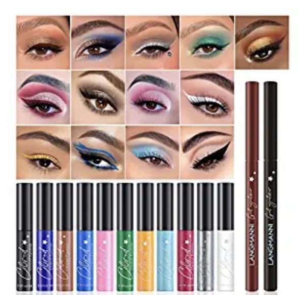 Set of 11 Liquid Eyeliners + 2 Gel Eyeliners – $6.49 shipped