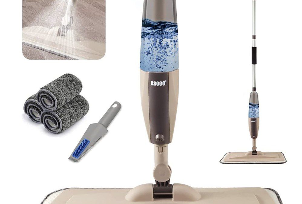 Floor Spray Mop with Refillable Spray Bottle – $15.50 shipped!