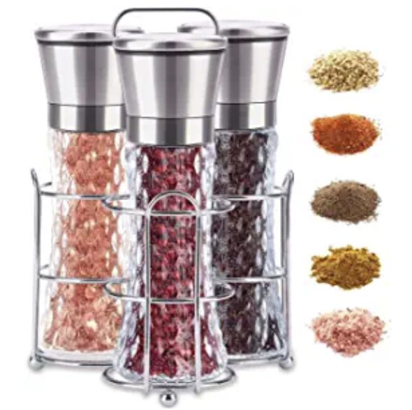 Set of 3 Salt & Pepper Mills for $11.99