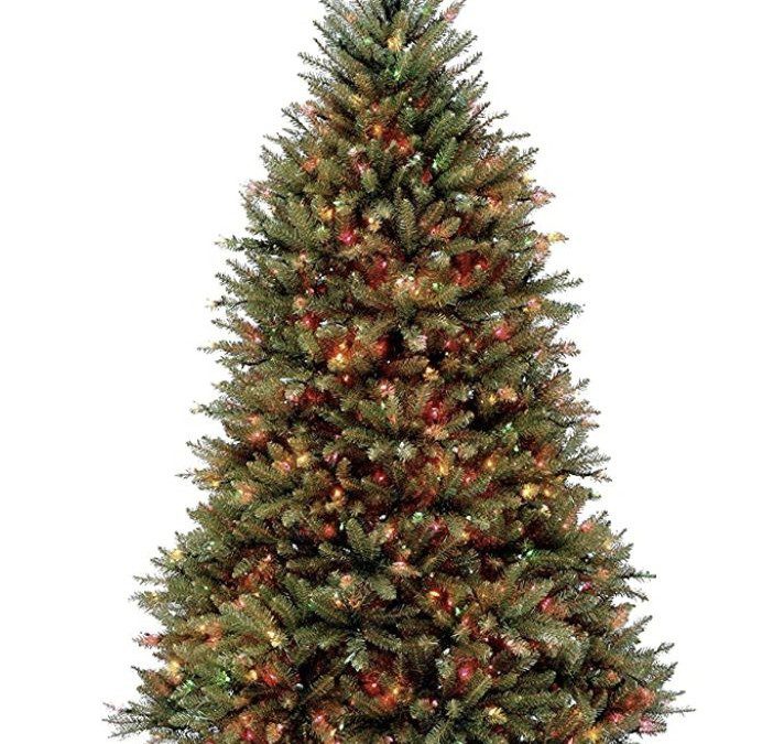 54% off National Tree Company Pre-Lit 6.5 Foot Tree + FREE Smart Plug + Echo Dot – Just $183