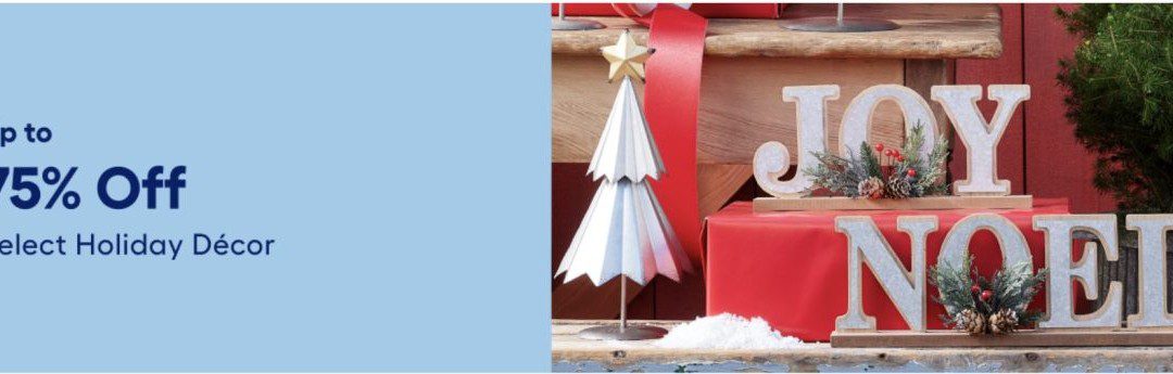 Up to 75% off Christmas Decor at Lowes – Christmas Trees included!