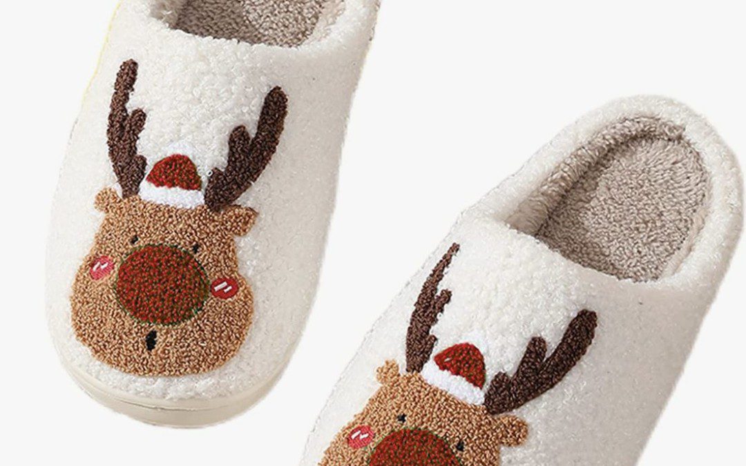 Cute Reindeer Slippers for 30% off!