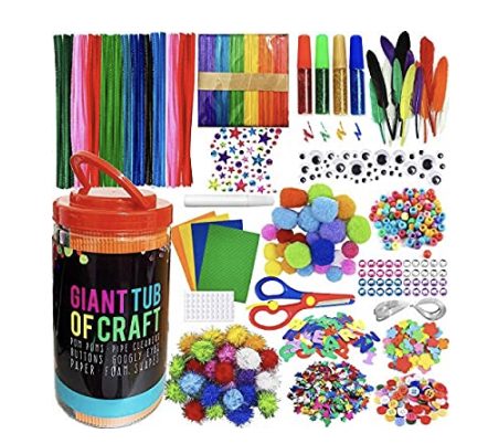 Giant Tub of Crafts – (Over 550 Pieces!!) – $11.99 shipped! (Reg. $24)