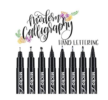 Set of 8 Hand Lettering Pens – $6.74 shipped!