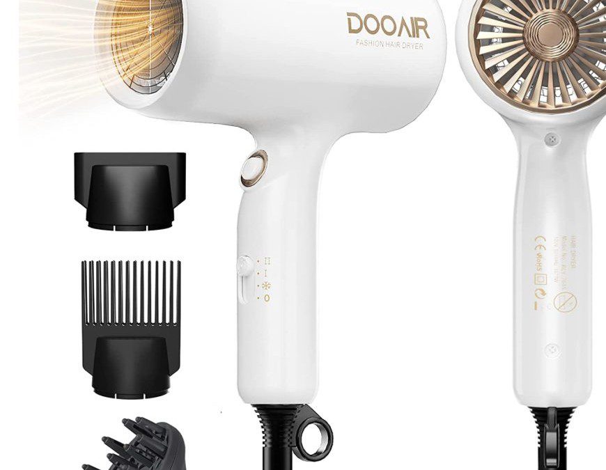 Negative Ion Hair Dryer with Diffuser for Curly Hair – $30.59 shipped!
