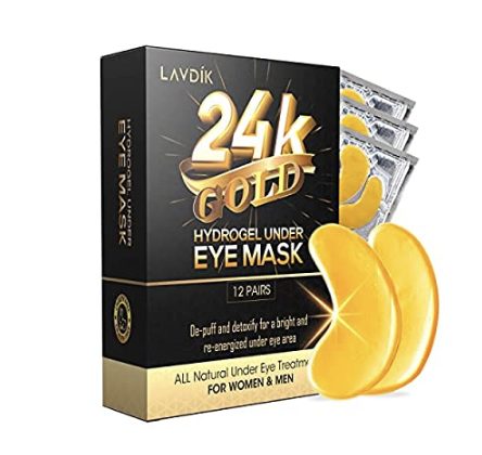 24K Gold Under Eye Patches (12 Pairs) – $5.99 shipped!